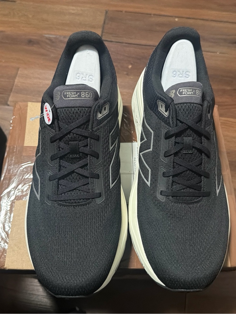 New Balance Fresh Foam X 860v14 Black Phantom Sea Salt Sz 14 Men Wide no box